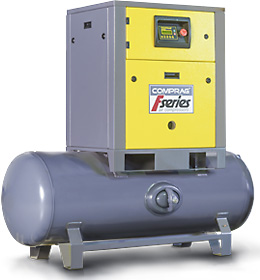 Schraubenkompressoren F-Serie Mit Riemenantrieb und untergebautem Druckbehälter