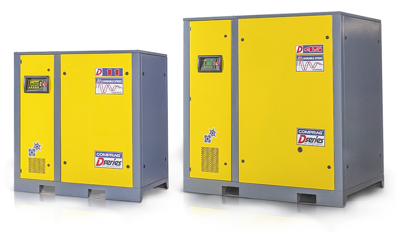 Comprag Schraubenkompressoren: Design und Spezifikationen