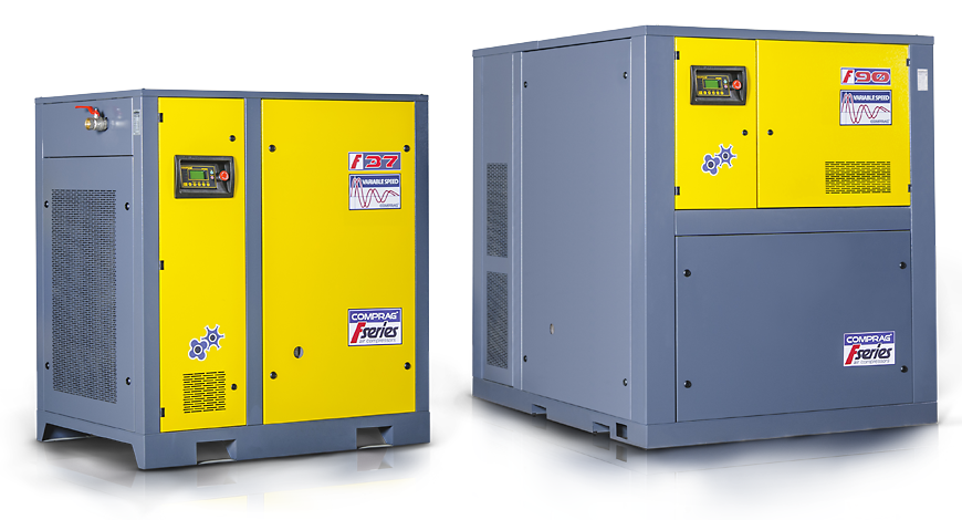 Comprag Schraubenkompressoren: Design und Spezifikationen